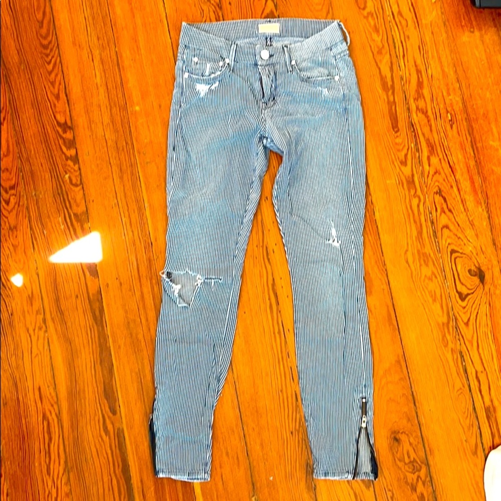 Mother Denim Striped jeans